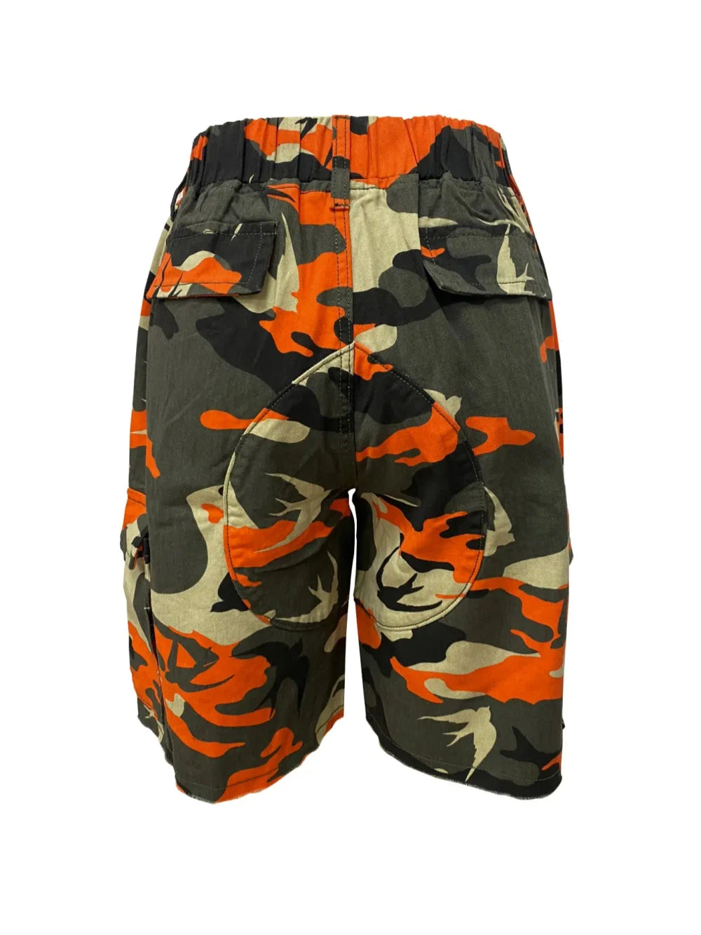 Camo Print Cargo Shorts
